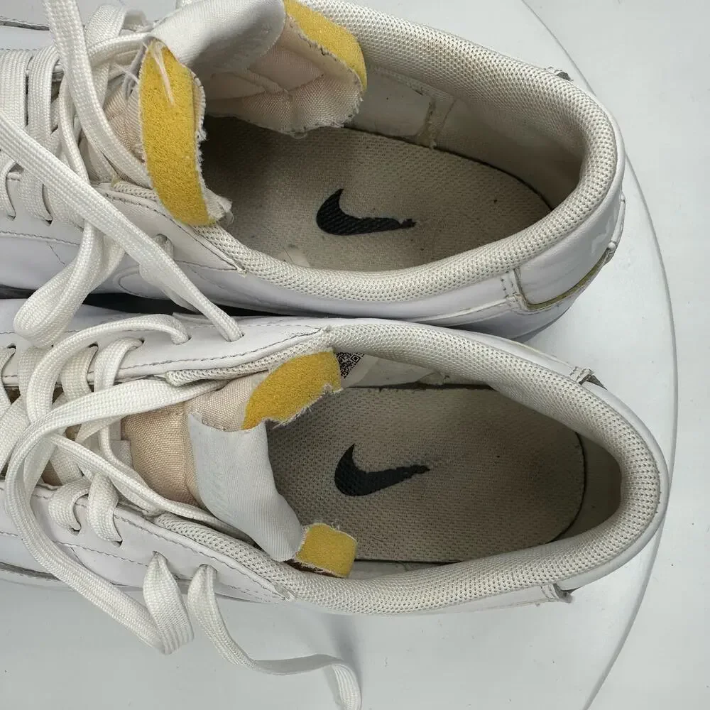 Nike Women's Blazer Low Platform Triple White Sneaker Size 9 - Picture 14 of 16